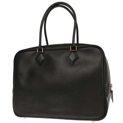 Hermes 2002 Black Chamonix Plume 32 Handbag