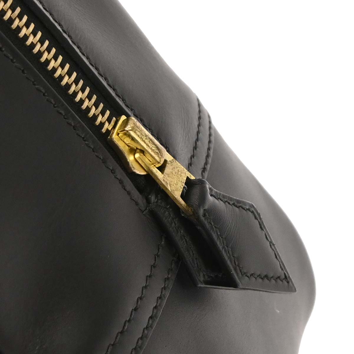 Hermes 2002 Black Chamonix Plume 32 Handbag