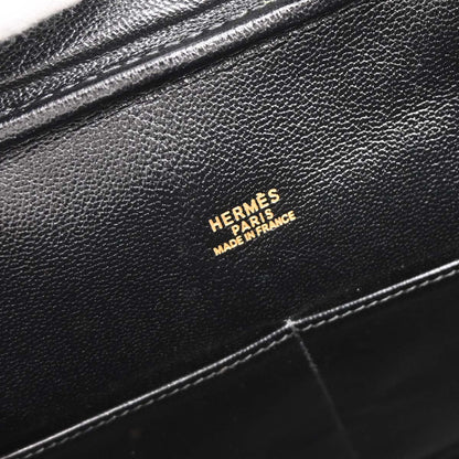 Hermes 2002 Black Chamonix Plume 32 Handbag