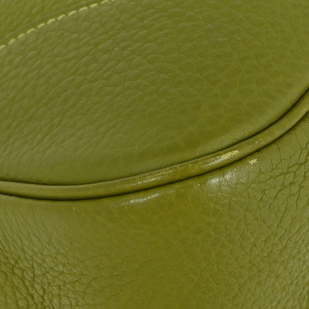 Hermes 2008 Anis Green Taurillon Clemence Trim 31 Shoulder Bag