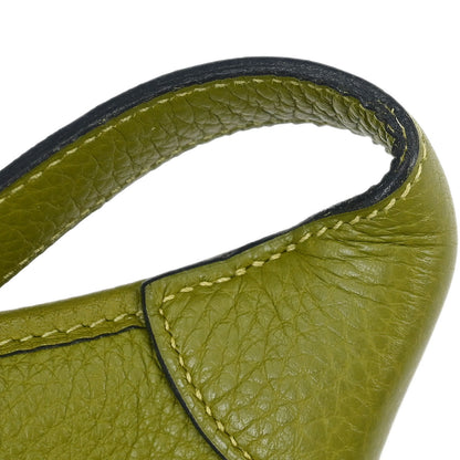Hermes 2008 Anis Green Taurillon Clemence Trim 31 Shoulder Bag