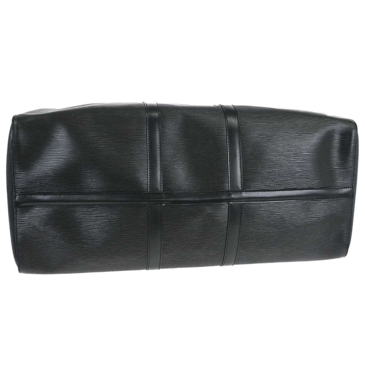 Louis Vuitton 1999 Black Epi Keepall 55 Travel Handbag M42952