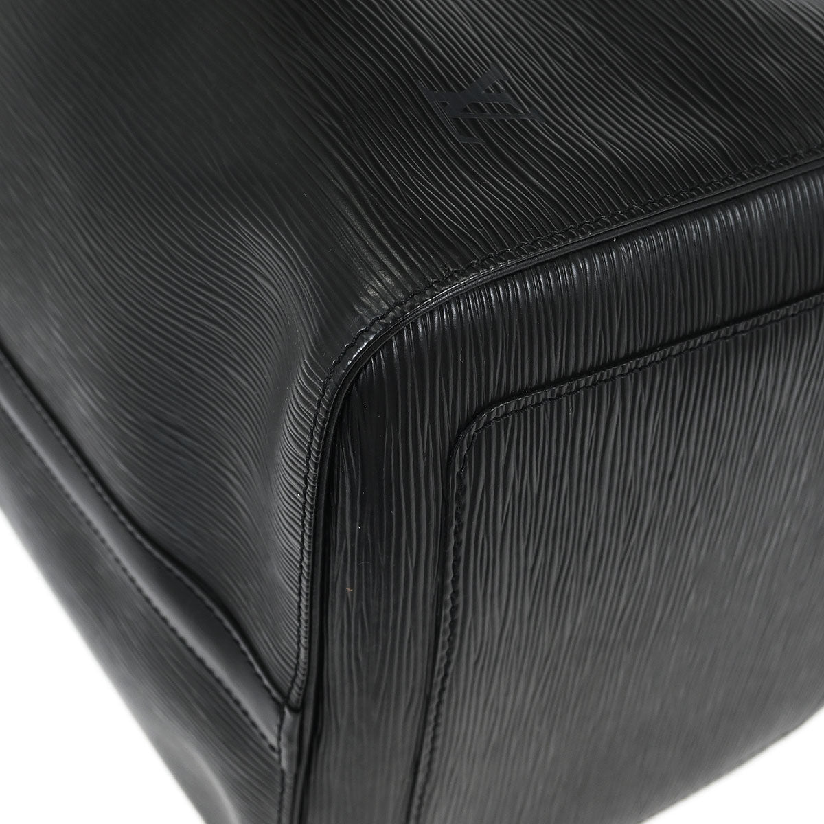 Louis Vuitton 1999 Black Epi Keepall 55 Travel Handbag M42952