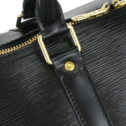 Louis Vuitton 1999 Black Epi Keepall 55 Travel Handbag M42952