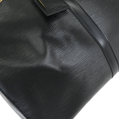 Louis Vuitton 1999 Black Epi Keepall 55 Travel Handbag M42952