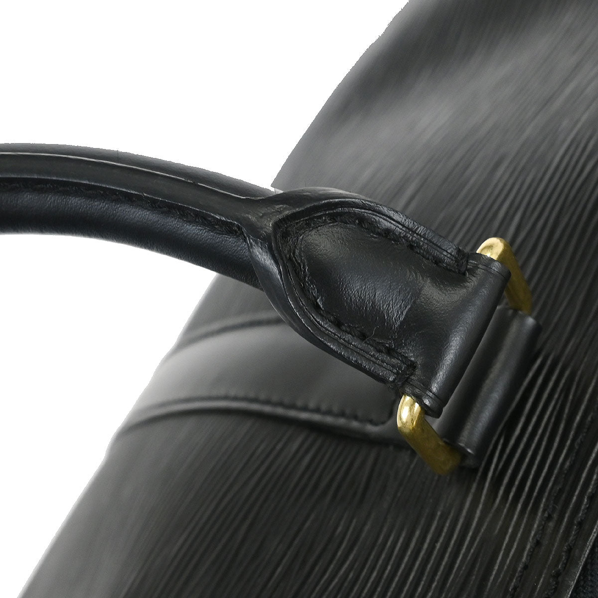 Louis Vuitton 1999 Black Epi Keepall 55 Travel Handbag M42952