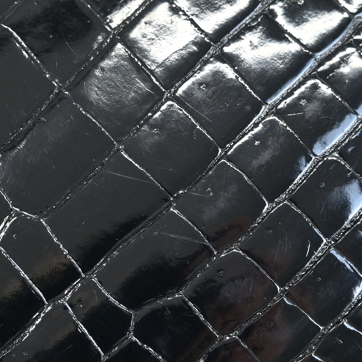 Hermes * 1988 Black Porosus crocodile Constance 23 Shoulder Bag