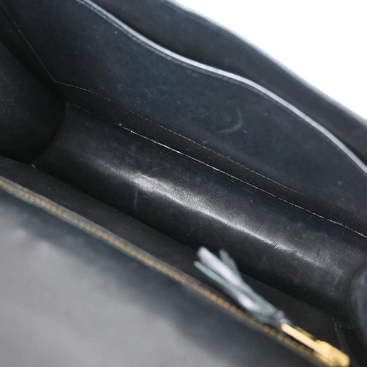 Hermes * 1988 Black Porosus crocodile Constance 23 Shoulder Bag