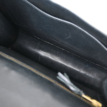 Hermes * 1988 Black Porosus crocodile Constance 23 Shoulder Bag