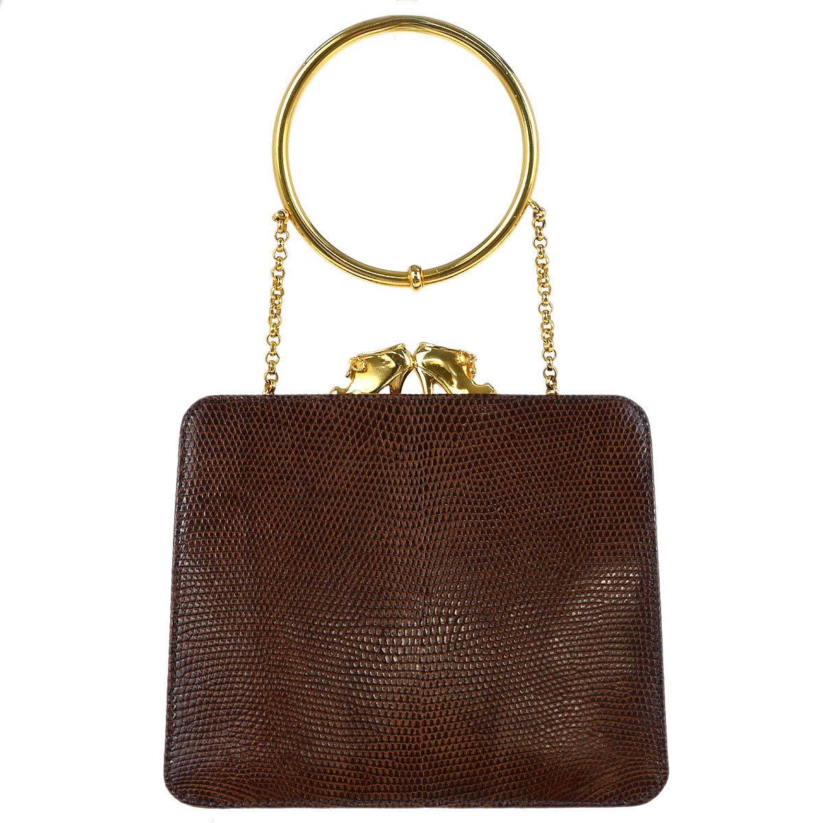 Salvatore Ferragamo * Brown Leather Handbag