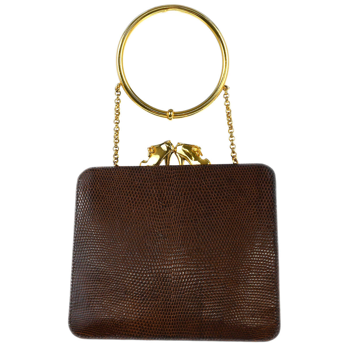 Salvatore Ferragamo * Brown Leather Handbag