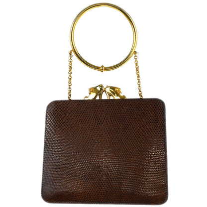 Salvatore Ferragamo * Brown Leather Handbag