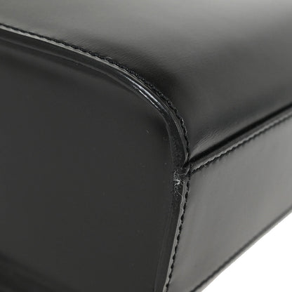 Cartier Black Leather Panthere 2way Shoulder Handbag