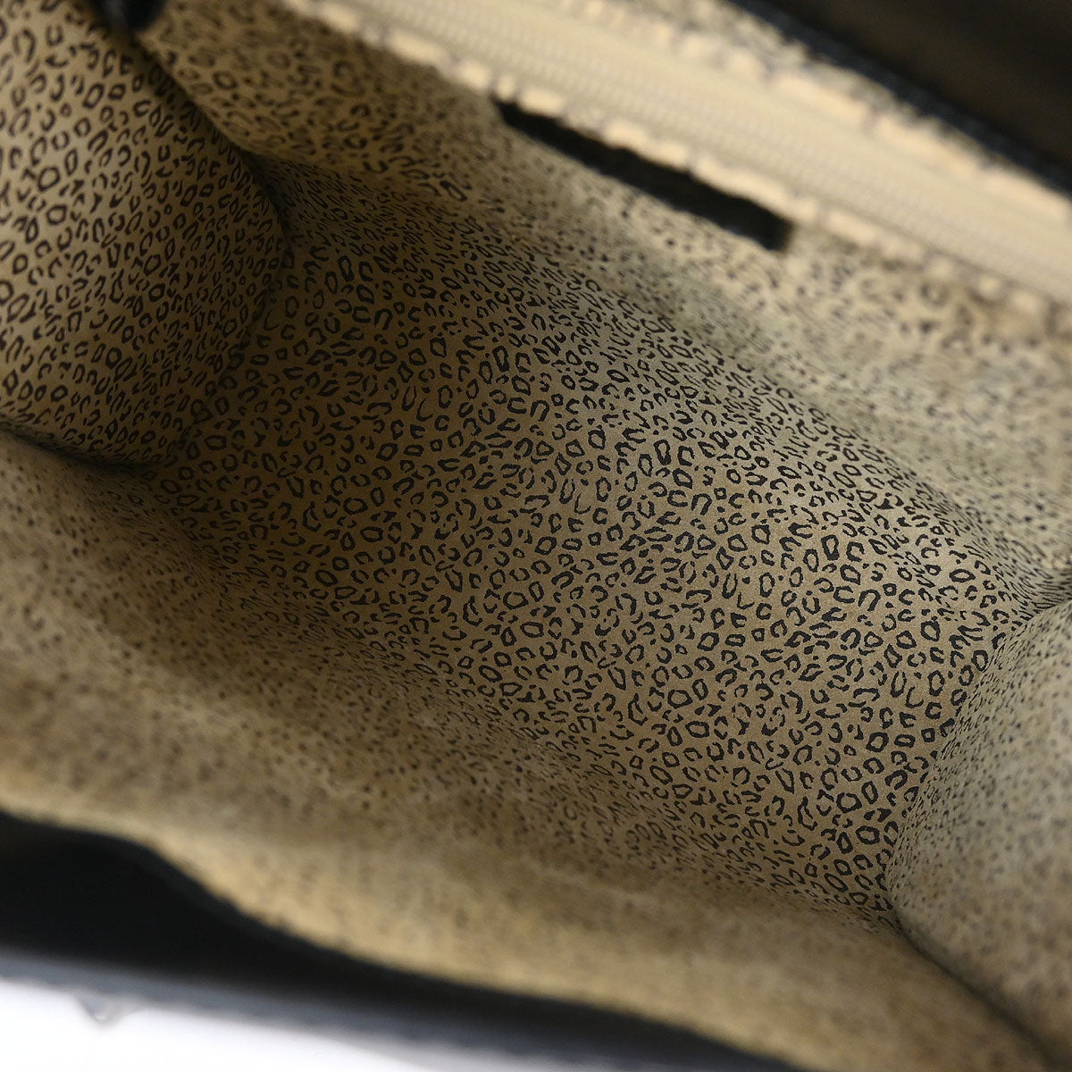 Cartier Black Leather Panthere 2way Shoulder Handbag