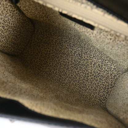 Cartier Black Leather Panthere 2way Shoulder Handbag