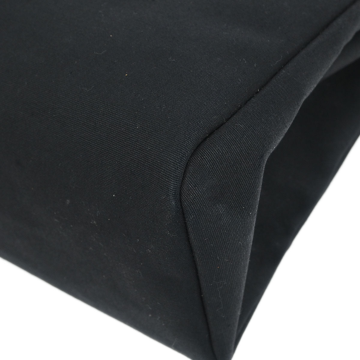 Hermes 1999 Black Toile Officier Herbag MM 2 in 1 2way Shoulder Handbag