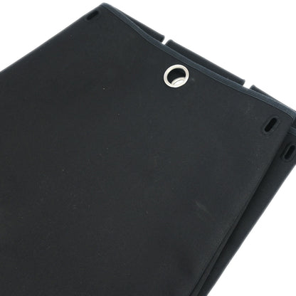 Hermes 1999 Black Toile Officier Herbag MM 2 in 1 2way Shoulder Handbag