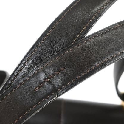 Hermes 1975 Brown Box Calf 2way Shoulder Handbag Shoulder Bag