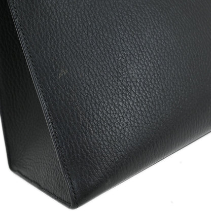 Hermes 1999 Black Ardennes Kelly 28 Sellier 2way Shoulder Handbag