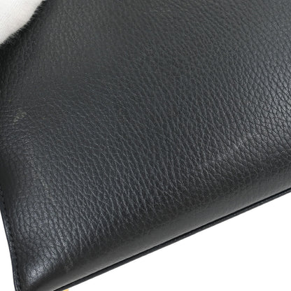 Hermes 1999 Black Ardennes Kelly 28 Sellier 2way Shoulder Handbag