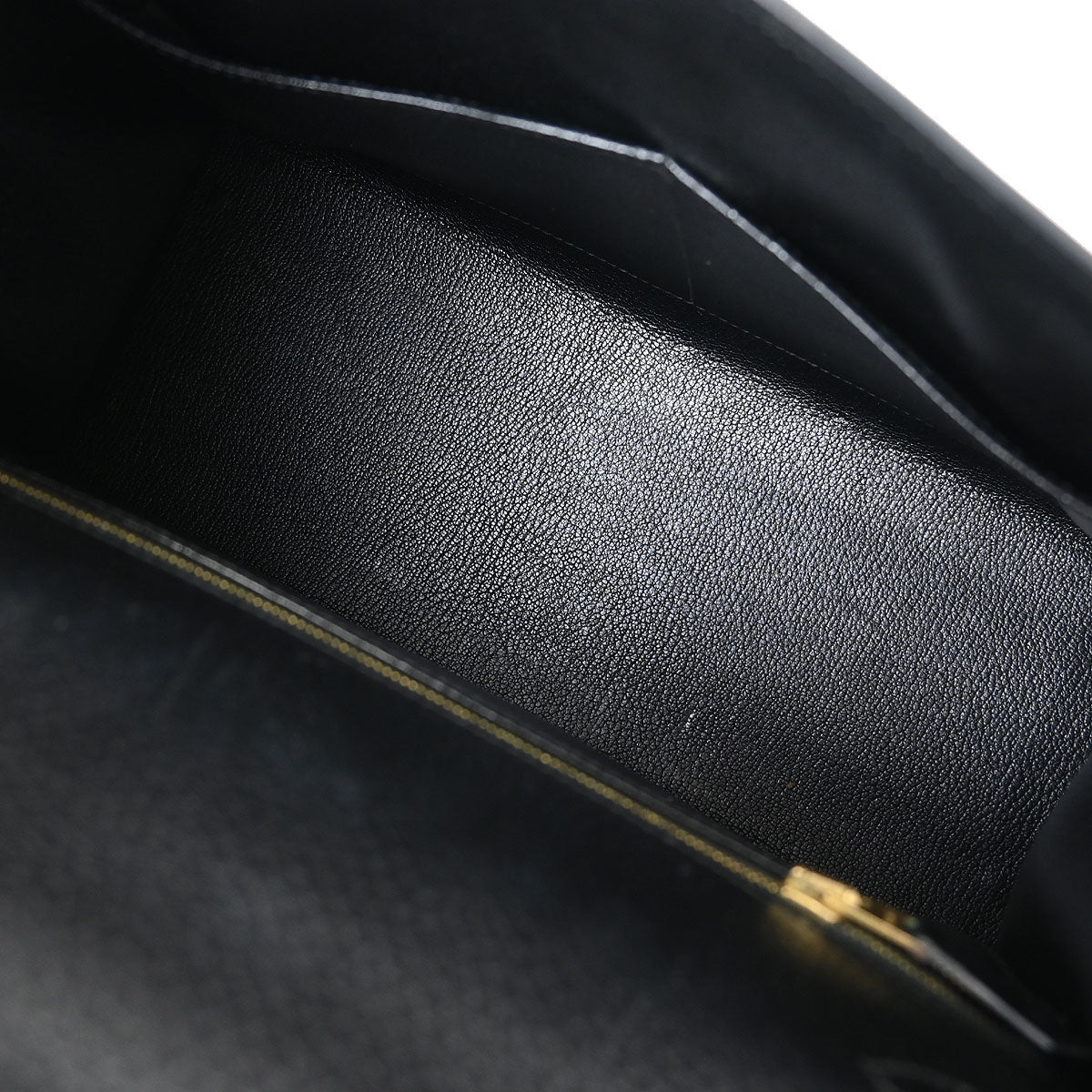 Hermes 1999 Black Ardennes Kelly 28 Sellier 2way Shoulder Handbag