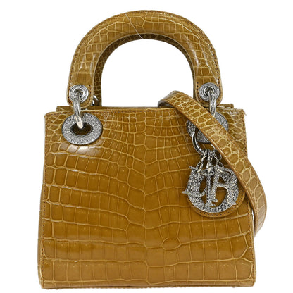 Christian Dior * 2007 Crocodile Lady Dior Handbag