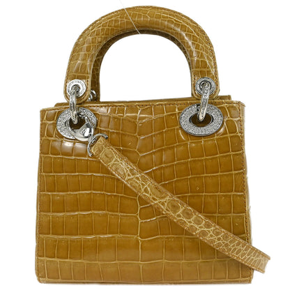 Christian Dior * 2007 Crocodile Lady Dior Handbag