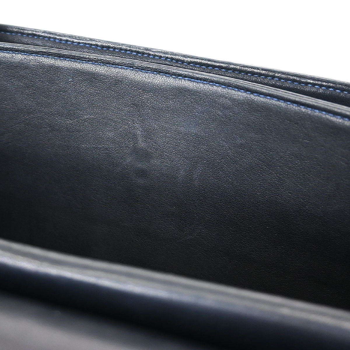 Hermes * 1964 Blue Indigo Ostrich Cordeliere Handbag