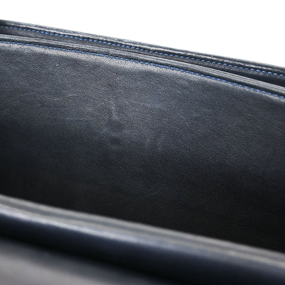 Hermes * 1964 Blue Indigo Ostrich Cordeliere Handbag