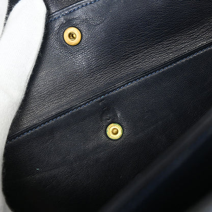 Hermes * 1964 Blue Indigo Ostrich Cordeliere Handbag