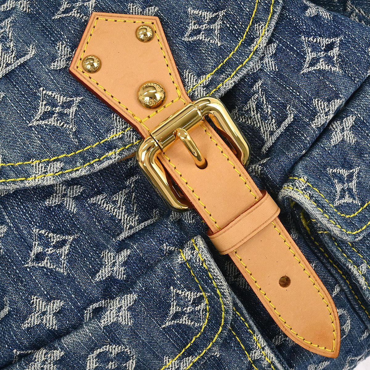 Louis Vuitton Blue Monogram Denim Sac a Dos GM Backpack M95056