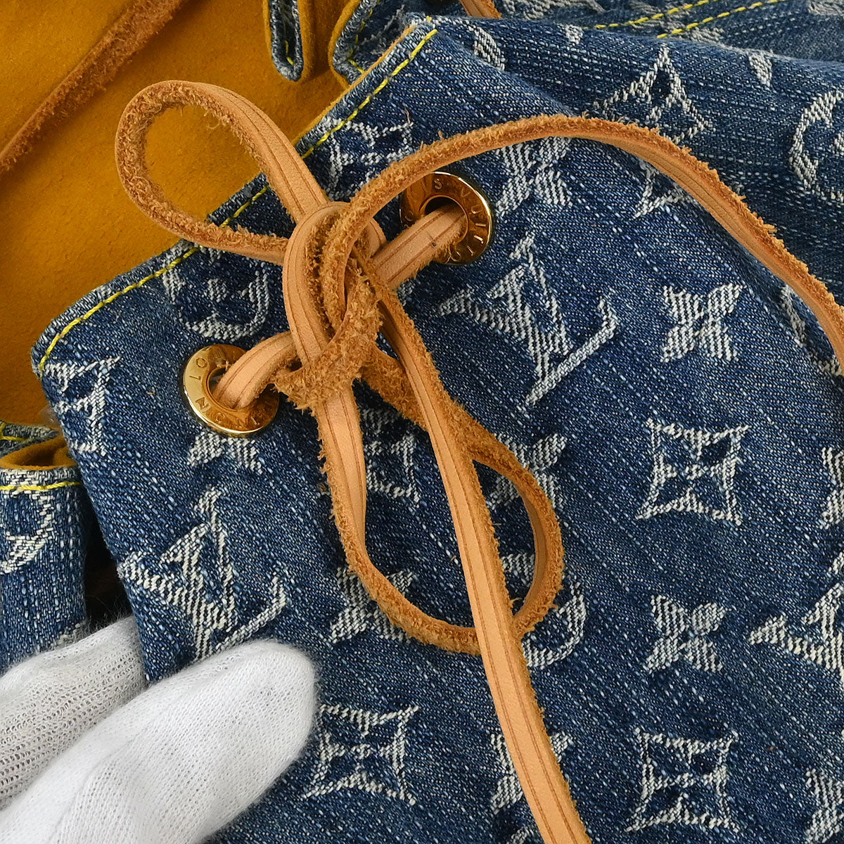 Louis Vuitton Blue Monogram Denim Sac a Dos GM Backpack M95056