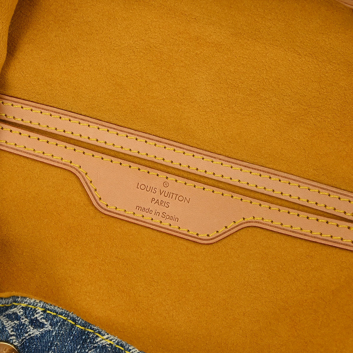 Louis Vuitton Blue Monogram Denim Sac a Dos GM Backpack M95056