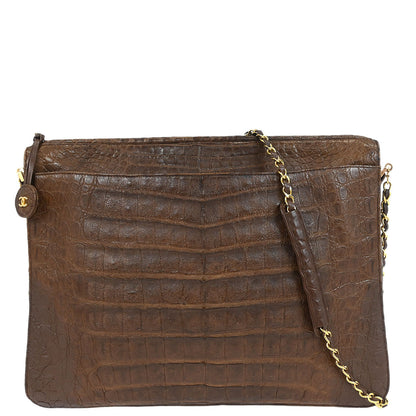 Chanel * 1986-1988 Crocodile Shoulder Bag
