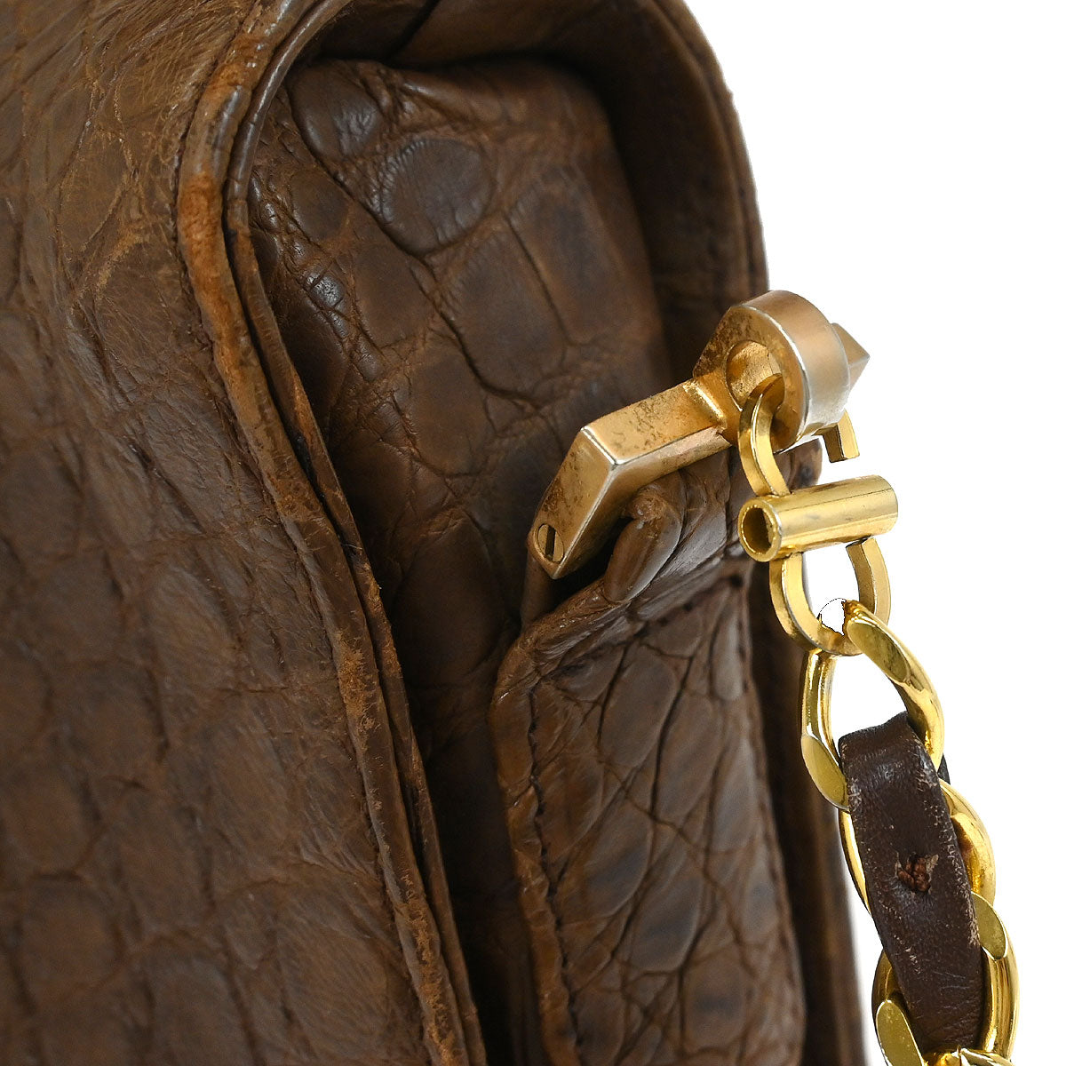 Chanel * 1986-1988 Crocodile Shoulder Bag