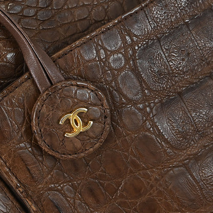Chanel * 1986-1988 Crocodile Shoulder Bag