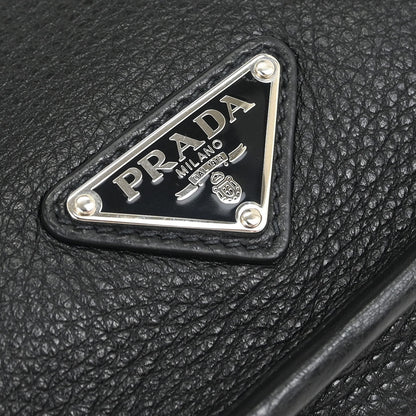 Prada Black Leather Shoulder Bag