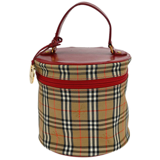 Burberrys Beige Red House Check Vanity Handbag