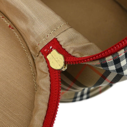 Burberrys Beige Red House Check Vanity Handbag