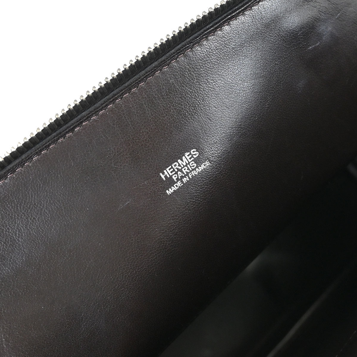 Hermes 2006 Chocolat Coromandel Bolide 31 2way Shoulder Handbag