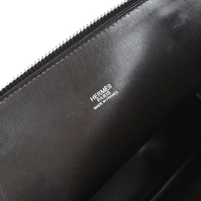 Hermes 2006 Chocolat Coromandel Bolide 31 2way Shoulder Handbag