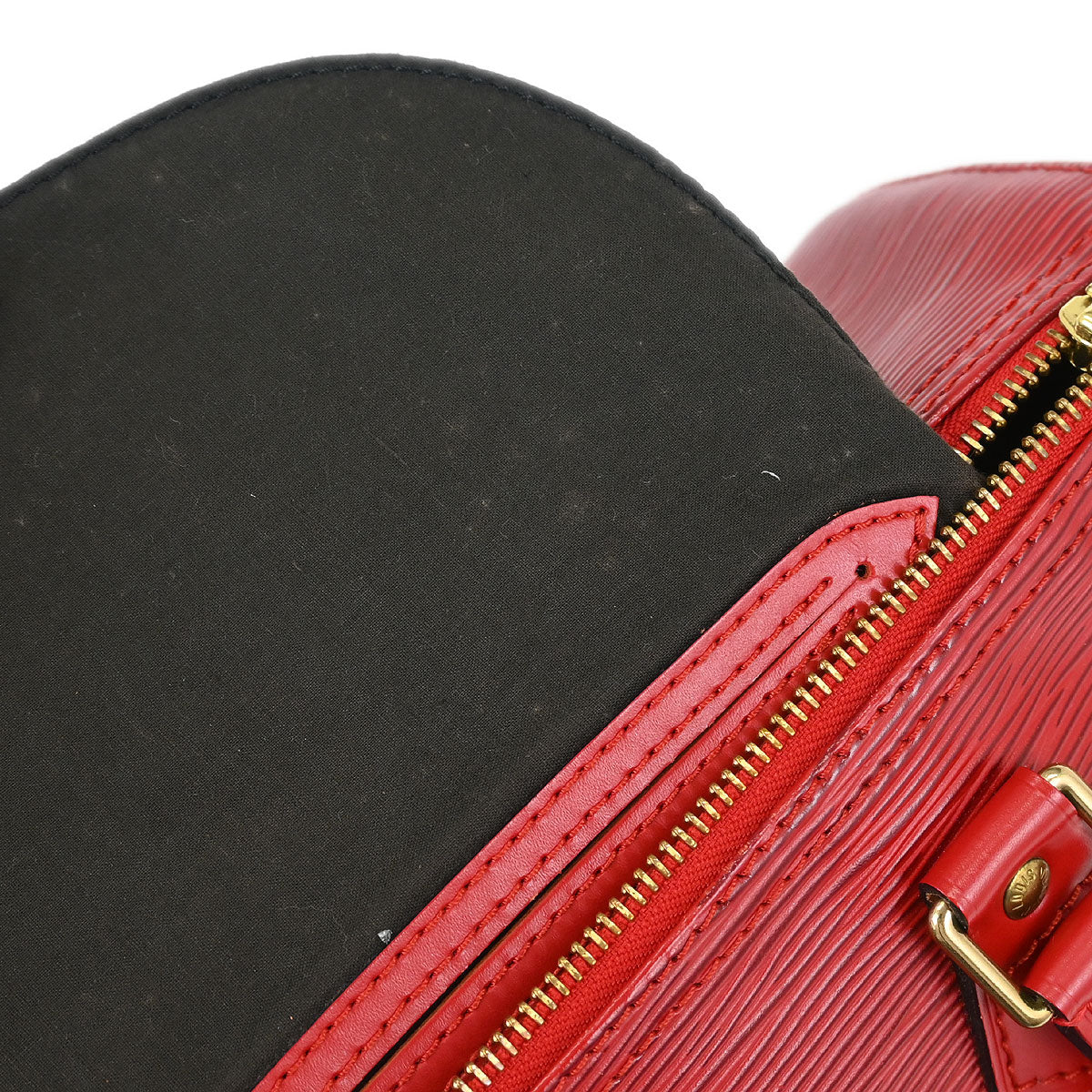 Louis Vuitton Red Epi Speedy 25 Handbag M43017