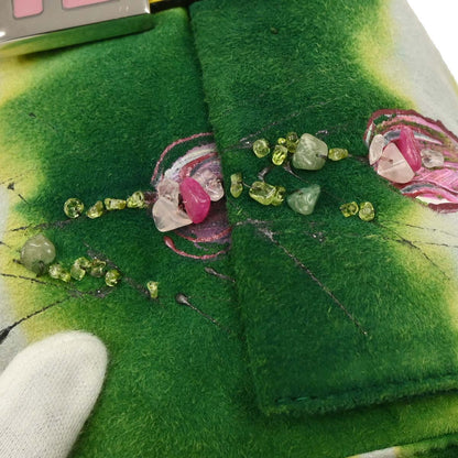 Fendi * 2000 Python Suede Baguette Handbag