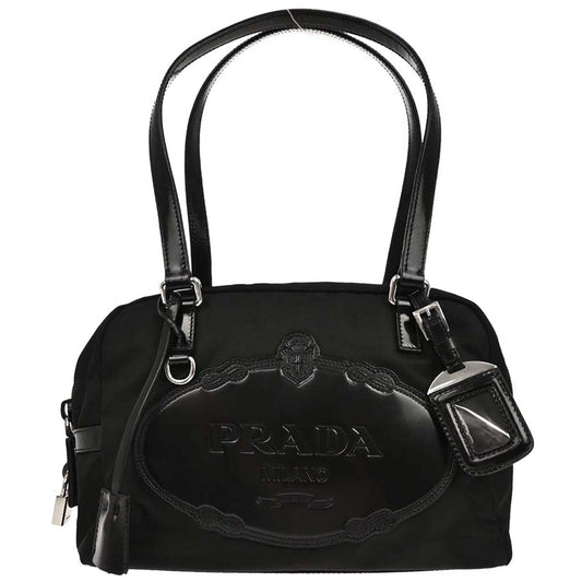 Prada Black Nylon Handbag