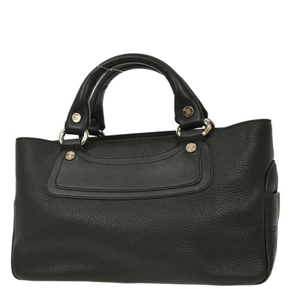 Celine Black Leather Boogie Bag Handbag