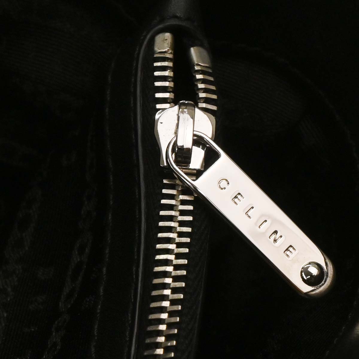 Celine Black Leather Boogie Bag Handbag