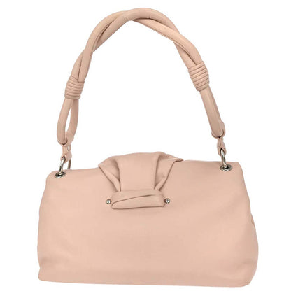 Christian Dior Light Pink Leather Demi Lune Handbag