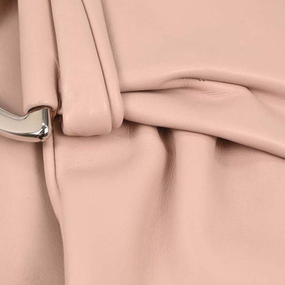 Christian Dior Light Pink Leather Demi Lune Handbag