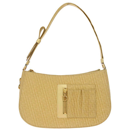 Christian Dior Beige Suede Trotter Handbag