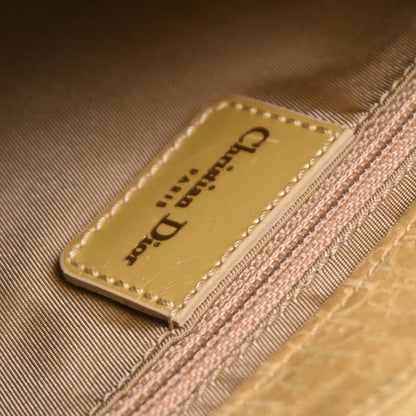 Christian Dior Beige Suede Trotter Handbag